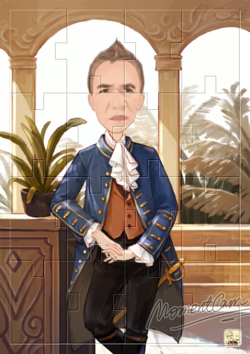 運用照像APP把自己的相片 印成拚圖