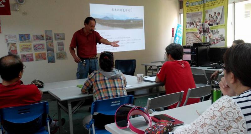胡老爹與學員互動