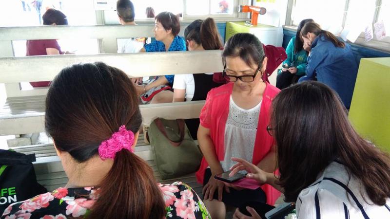 我們今天開心的學習，你看大家是多麼的用心學習啊~