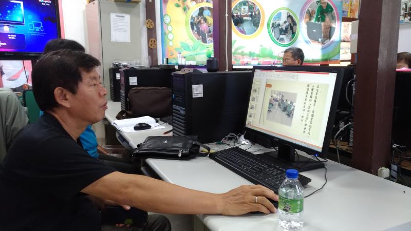 學員利用照片敘述學習的心得