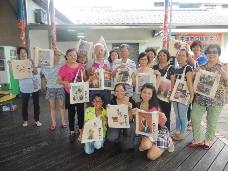 我們的轉印成果大合照