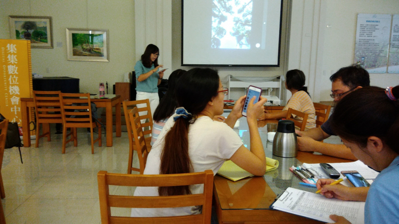 使用APP來做照片編輯。