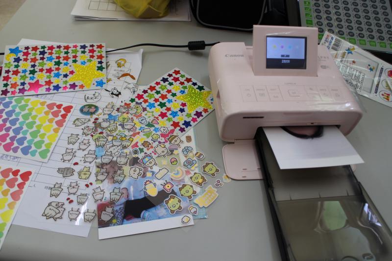 相片列印機輸出中