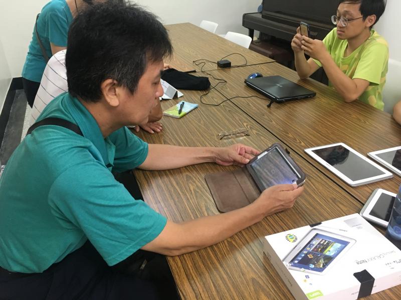 學員實際練習