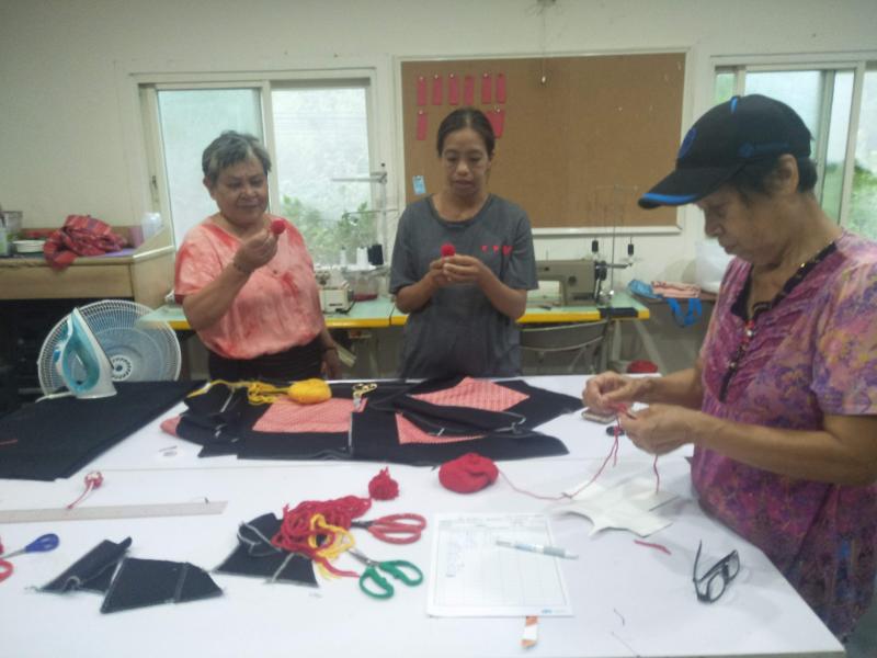 製作肚兜  錄影成記錄