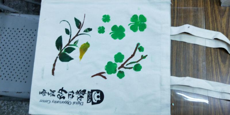 課程中的DIY教學，讓學員們，將自己的作品帶回家。