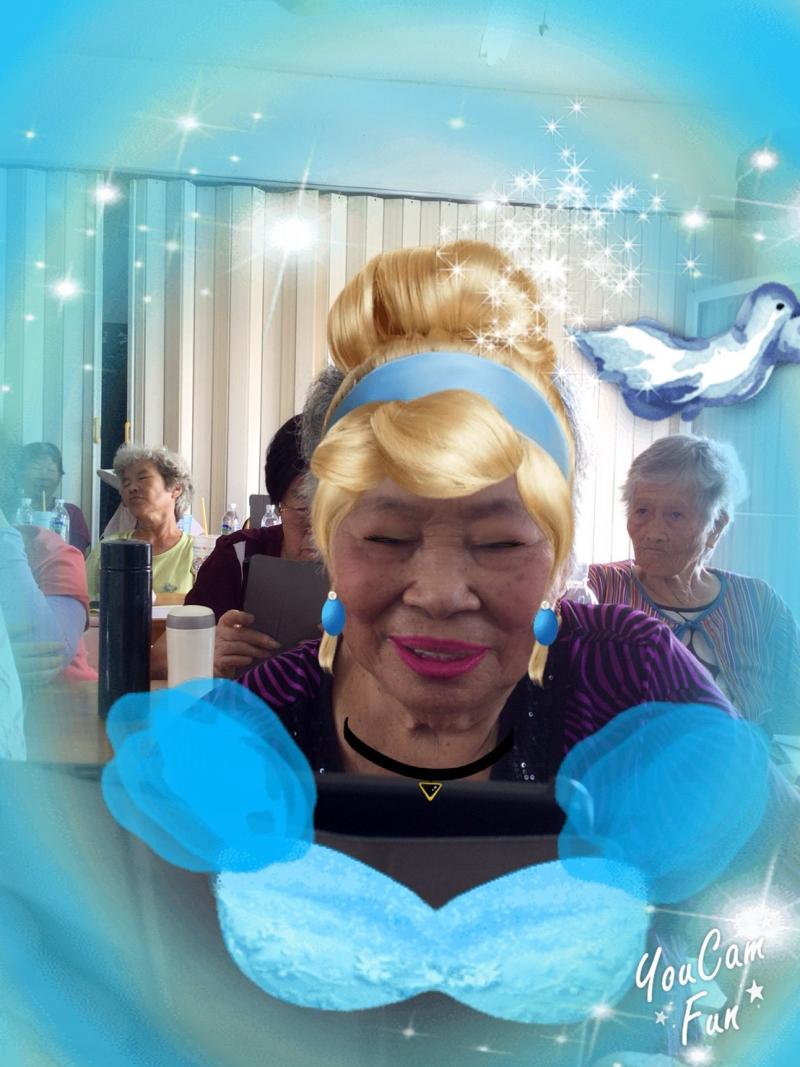 學員利用玩美，自己就像是最佳女主角。