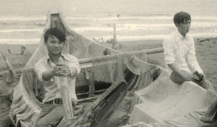 後埤社區牽罟文化  經由耆老憶起靠海吃海    海邊居民討海為生的生活技能  一代傳一代 