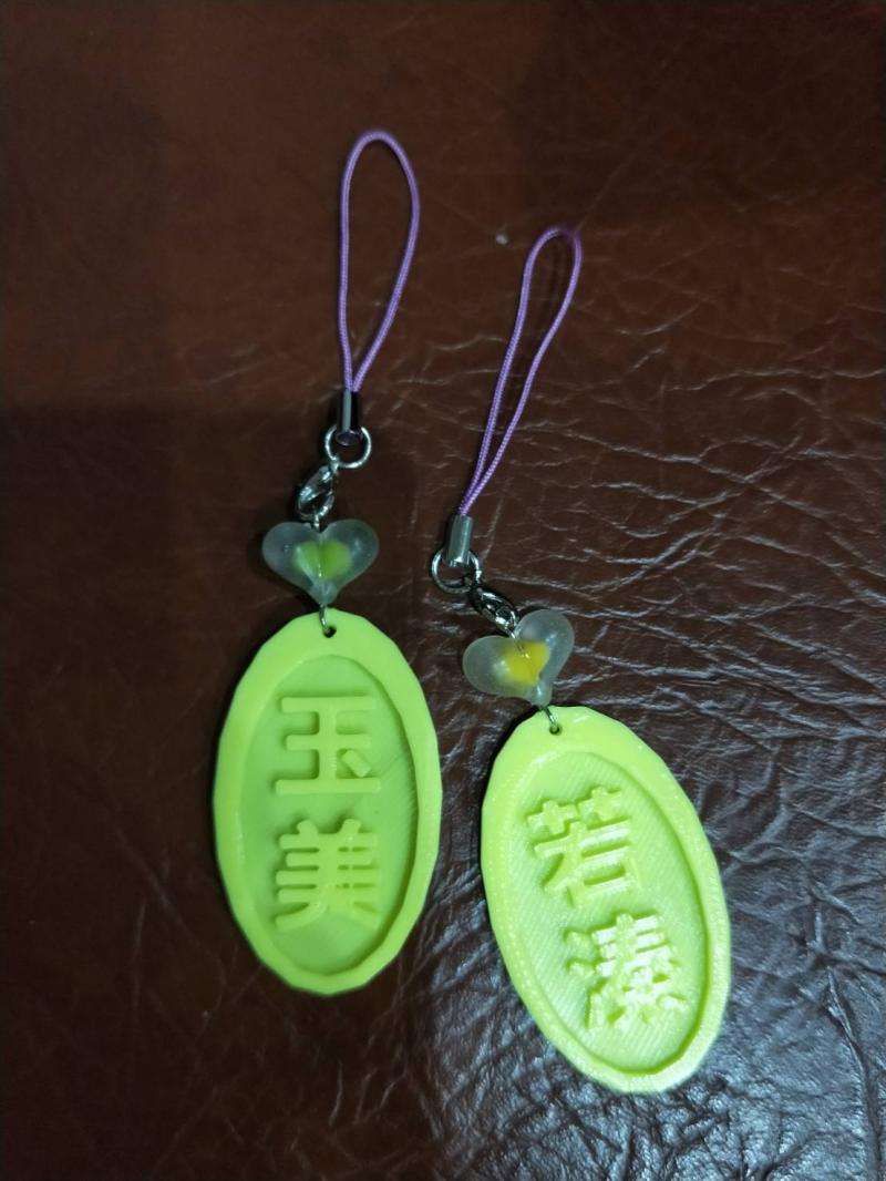 3D列印作品近照。