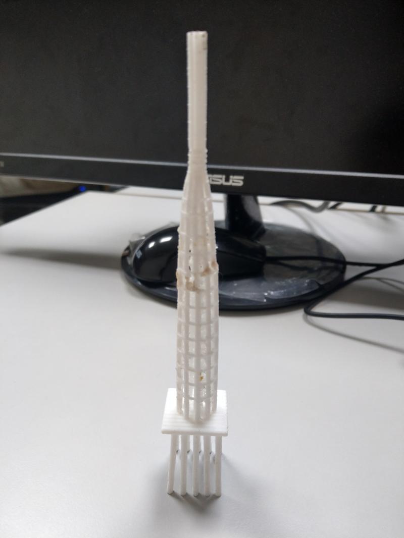 學員藉由3D列印製作的搶孤孤棚