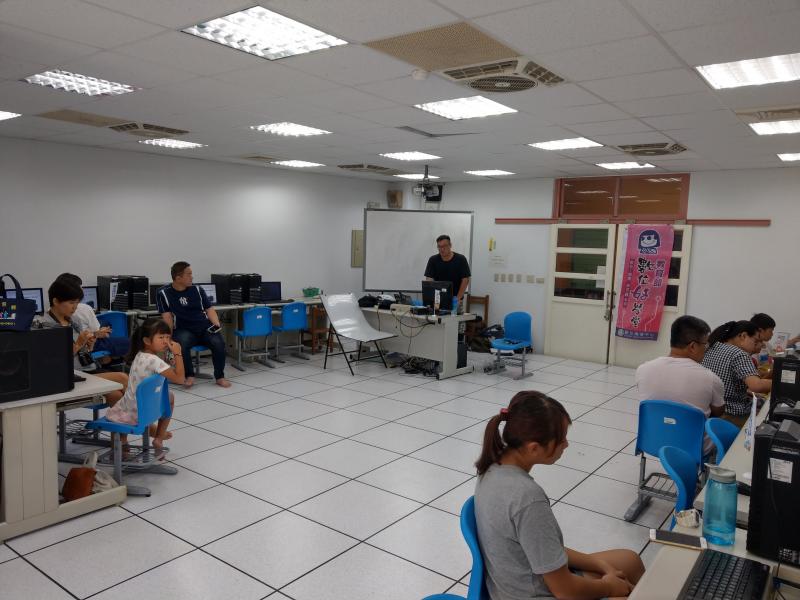 講師講解照片的後續處理