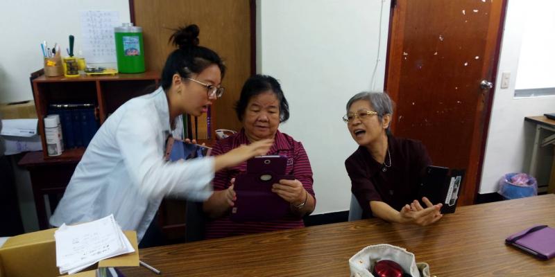 學員實際練習