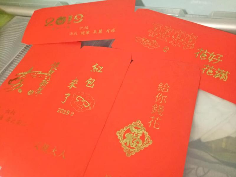 燙金紅包學員作品