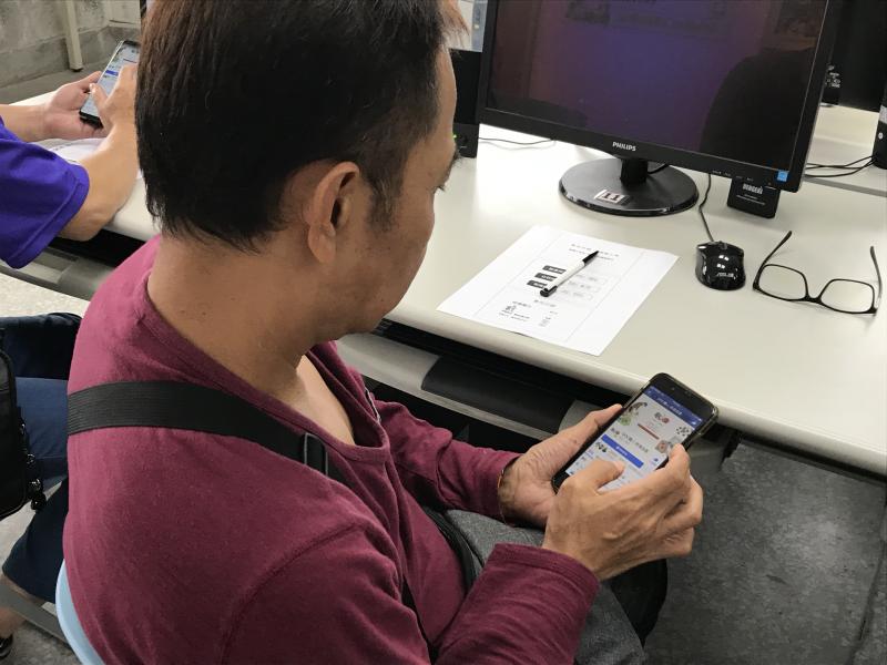 學員實際練習