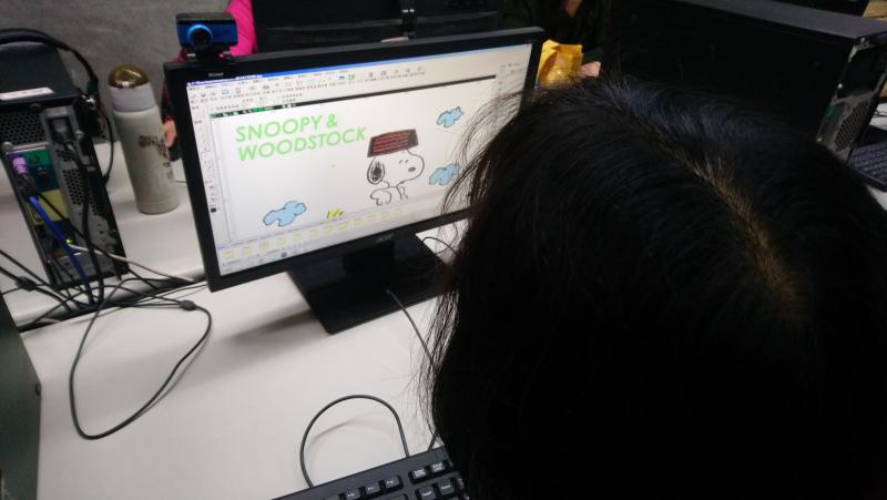 學員尋找圖案列印