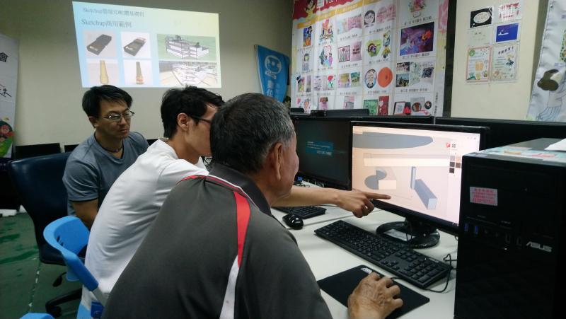 3D軟體基礎班上課情形