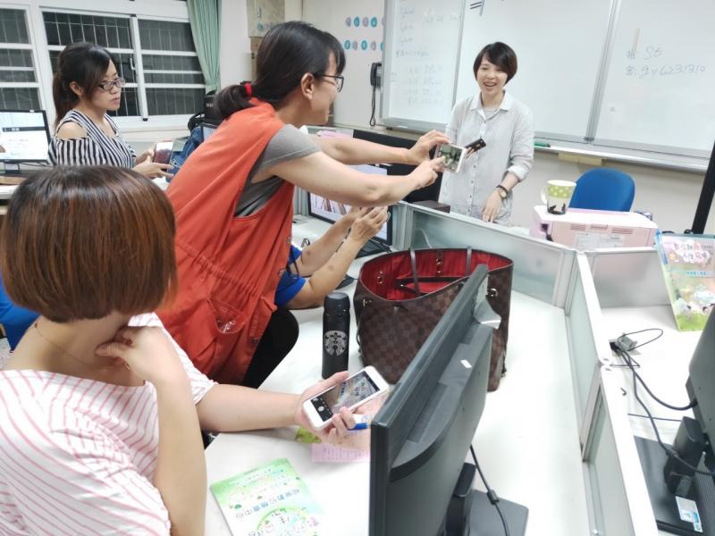 講師指導拍攝手法及學員實際操作拍攝