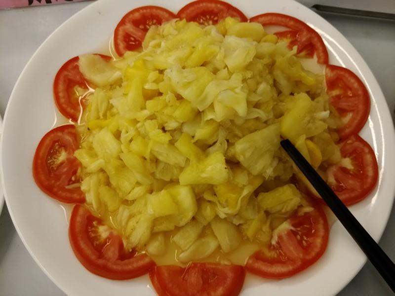 涼拌鳳梨薑料理