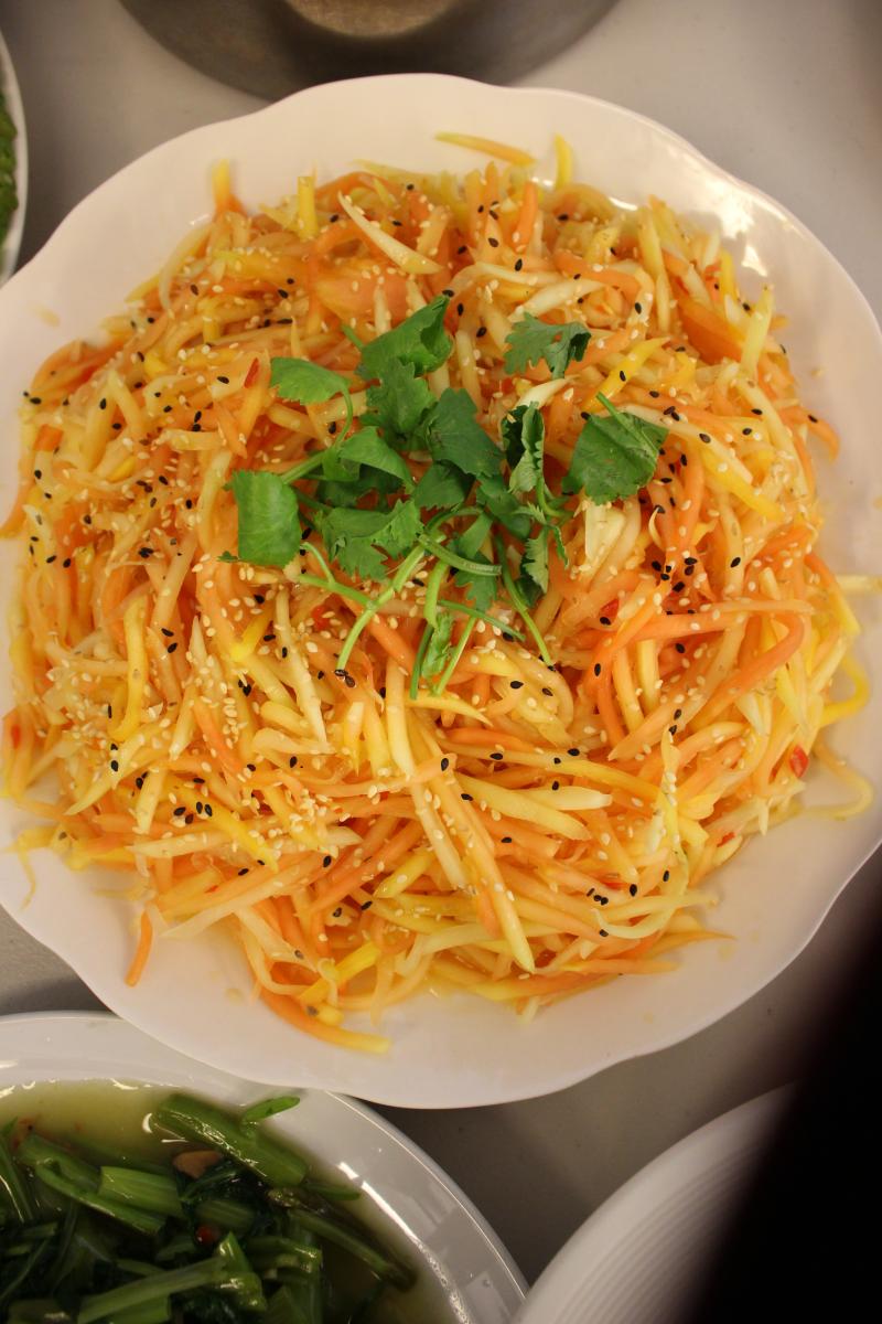 珍桂雙拼涼拌-青木瓜絲