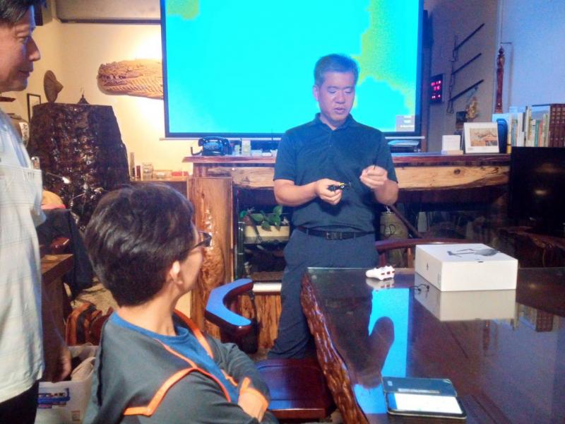 感謝林合慶老師在關西鎮中正路米食媽媽手工坊教課，介紹空拍機法規，認識空拍機DJI MAVIC 2RO