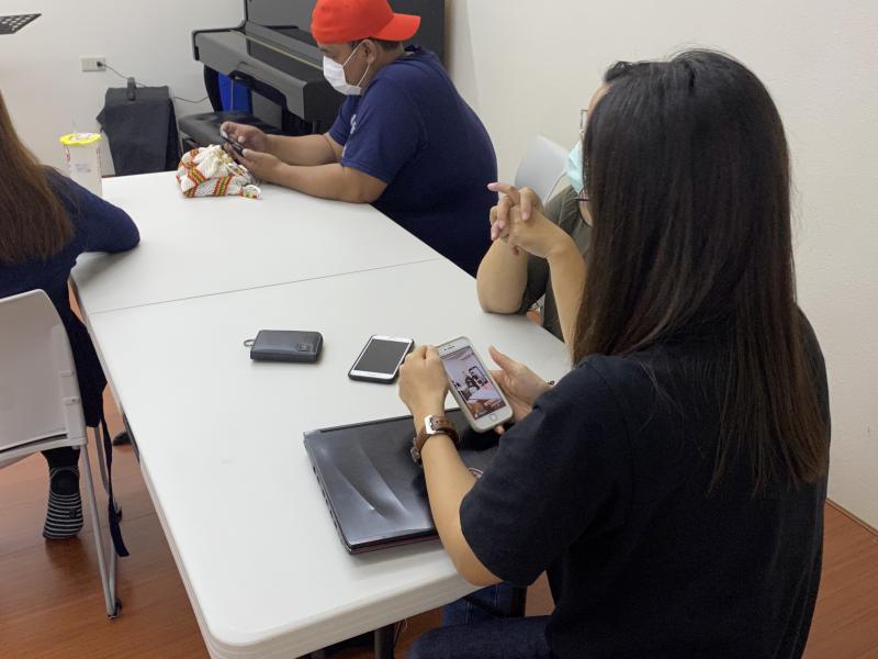 課堂上讓學員了解目前IG的使用數據及趨勢