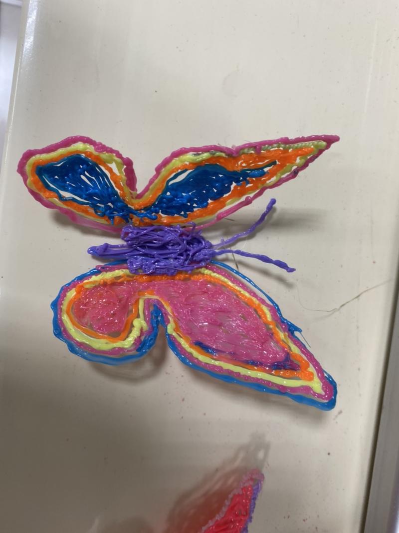 3D列印筆下之美麗蝴蝶