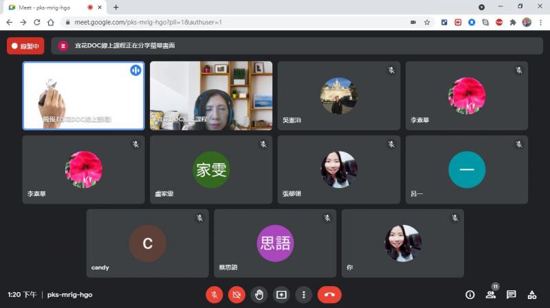 學員參與課程情形