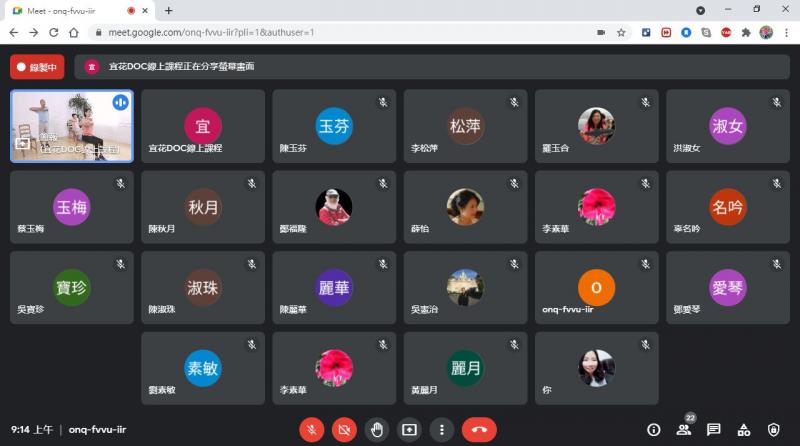 學員參與課程情形