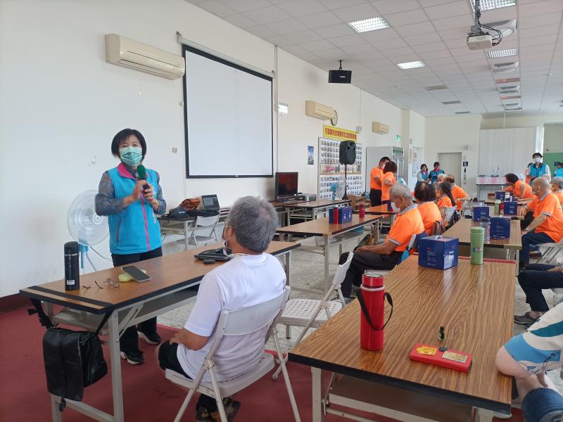 鄉長參觀課程的教學過程