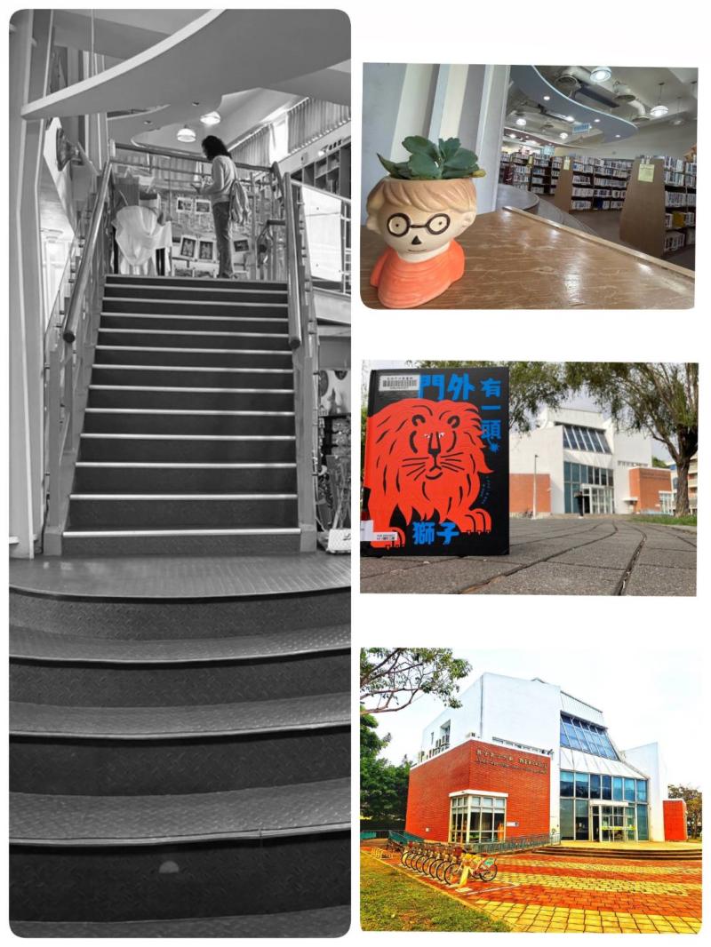 學員們的拍攝作品，主題: 圖書館。