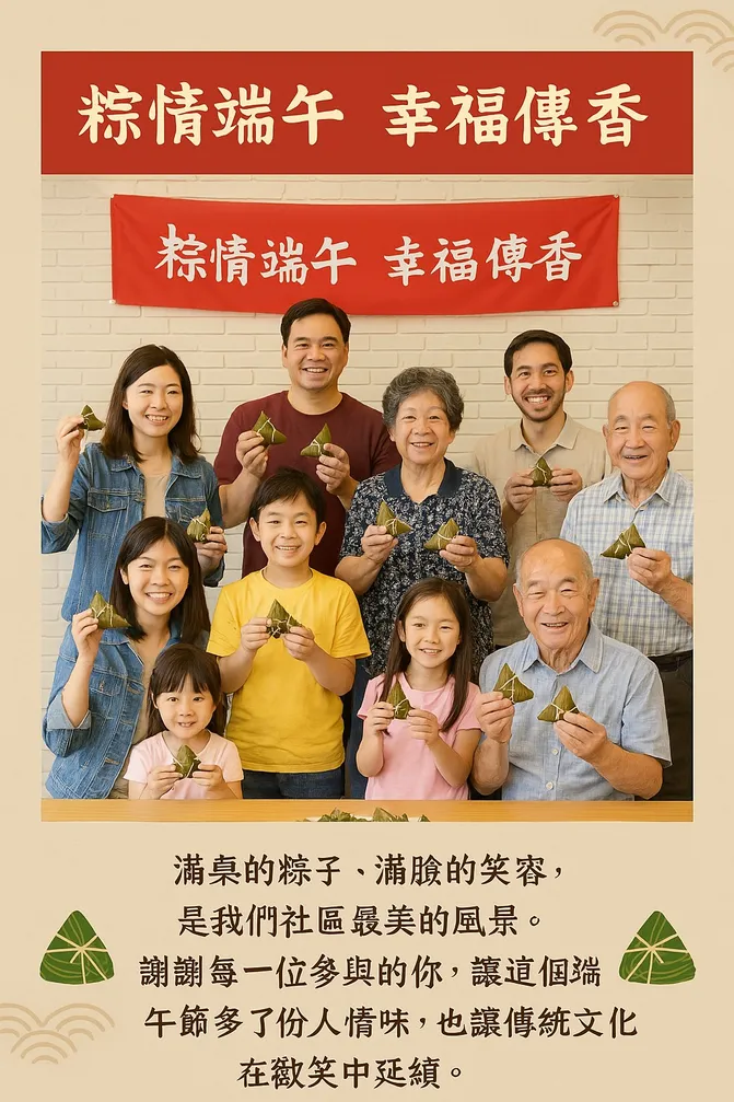 生成的端午節海報