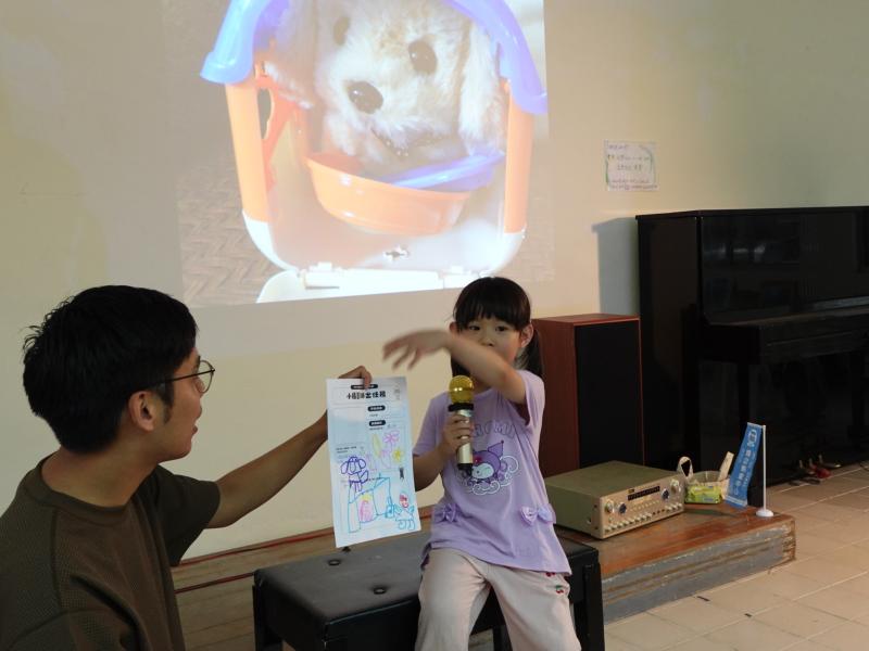 分享學習單上的問題與自己拍攝的照片