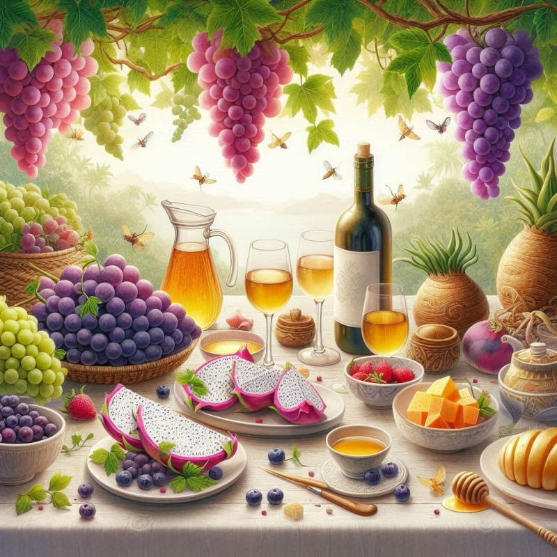 結合外埔在地特色，請AI繪製成圖