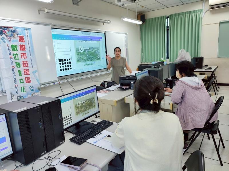 講師一一介紹設計元素與排版技巧