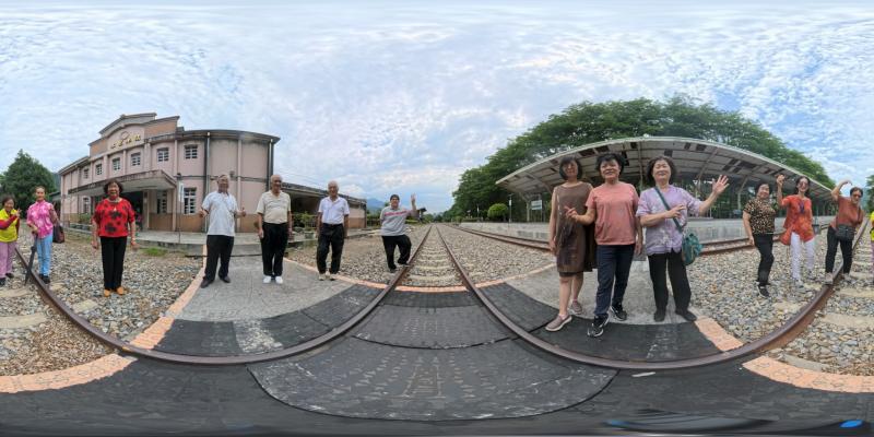 學員作品_水里火車站(暫停駛的鐵軌)