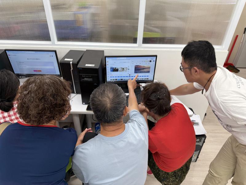 在學員自我操作上，講師會看哪邊有需要支援協助的學員