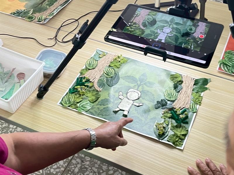 學員前期繪製的素材,最後要讓素材動起來喔!