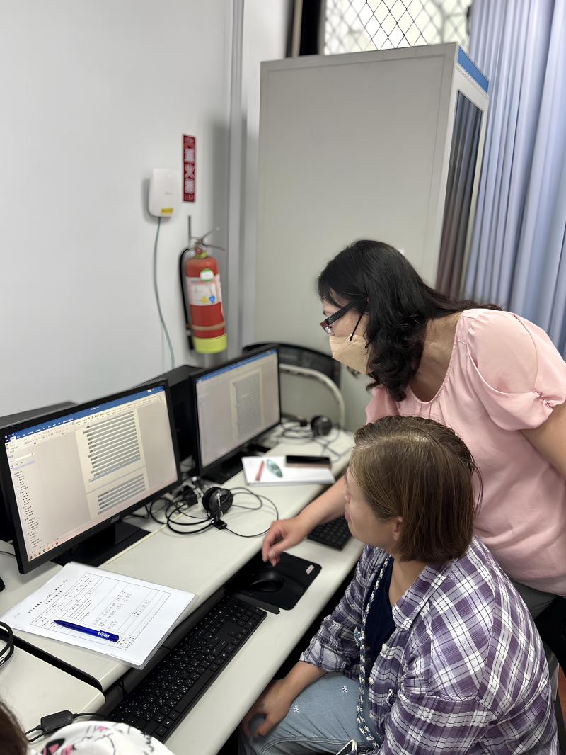 學員實際操作word功能