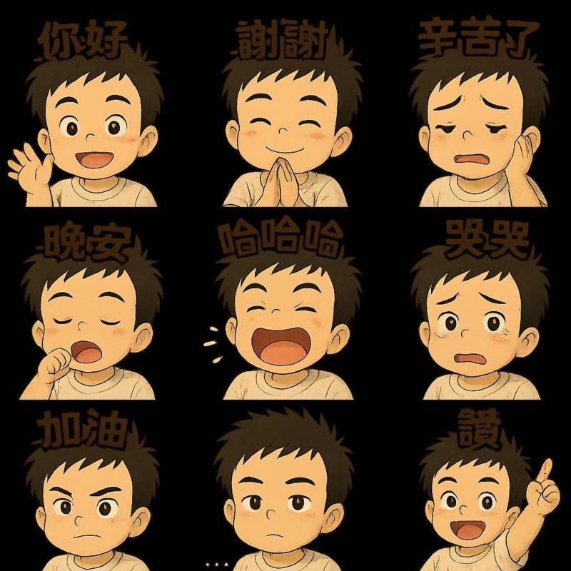 學員作品_line貼圖.