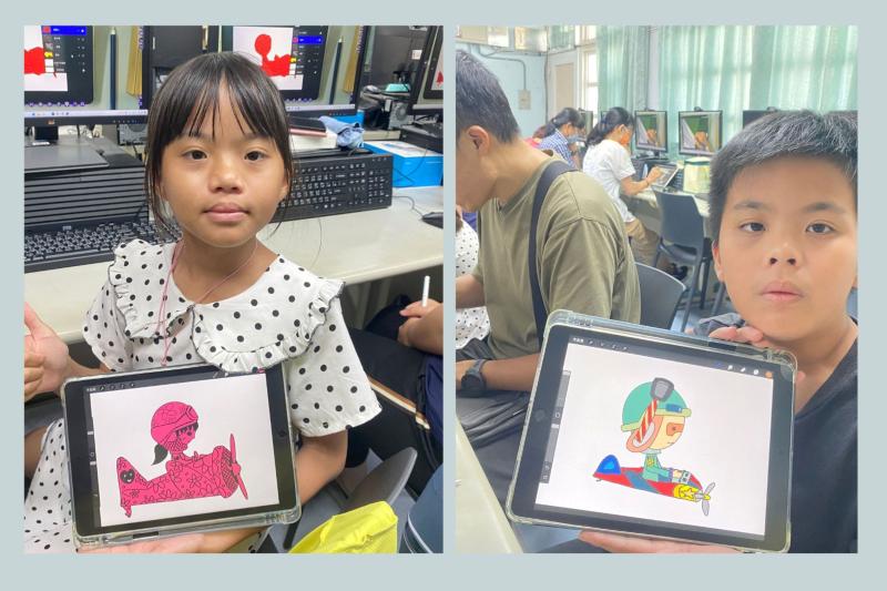 家長利用假日帶孩子一起上課，沒想到卻意外讓小朋友學到好多