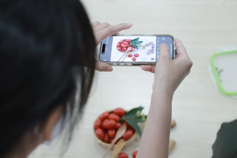 學員透過構圖來讓食物照片更加專業與吸睛