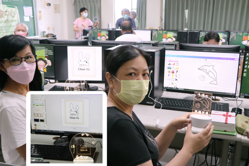 吳純雅(左) ‧ 黃杼涵(右)