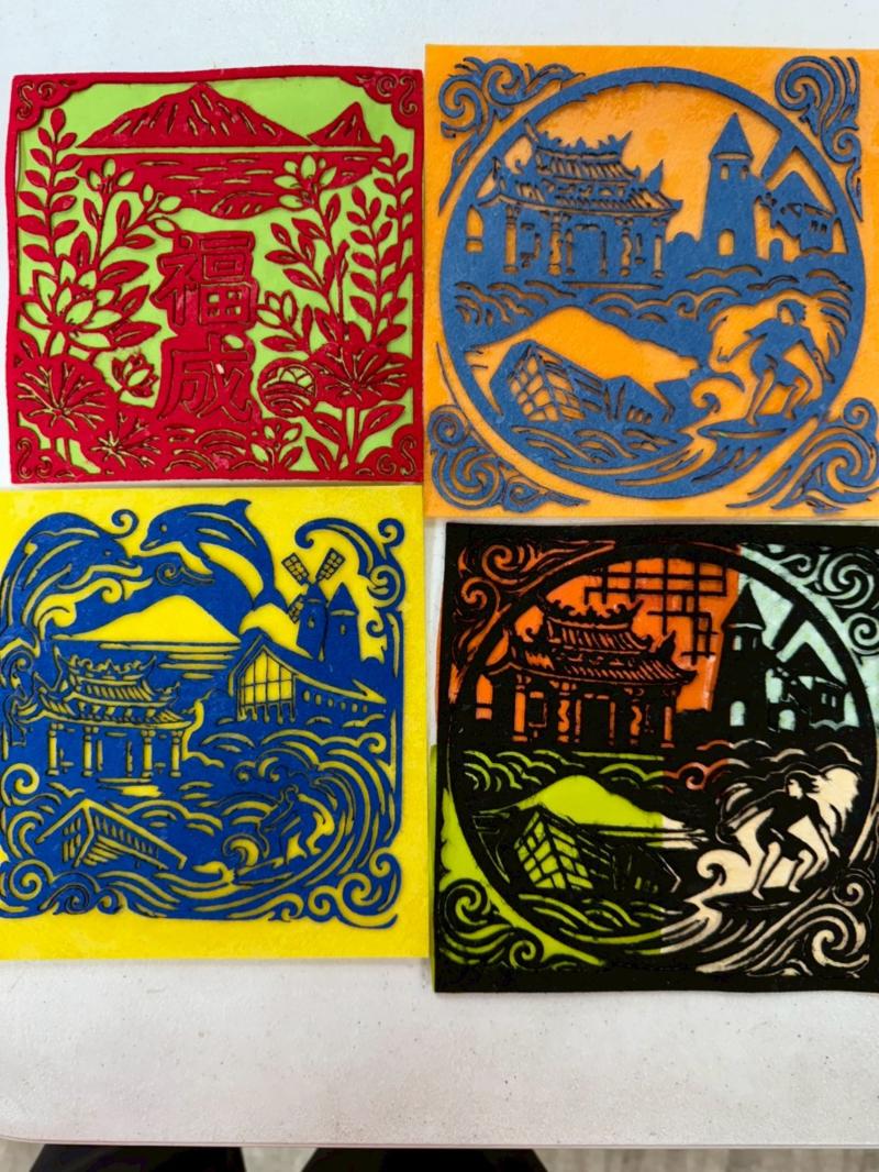 透過裁藝機與不織布的結合，我們成功將傳統文化轉化為現代創意，讓社區魅力以全新面貌被看見與傳承。