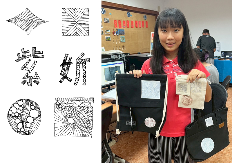 學員設計之纏繞畫成品[紫昕]
