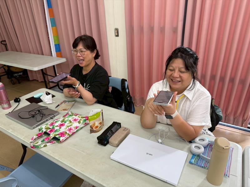 好朋友一起來上課~好好玩!