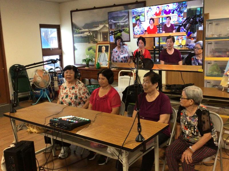 B組長者上主播台分享狀況