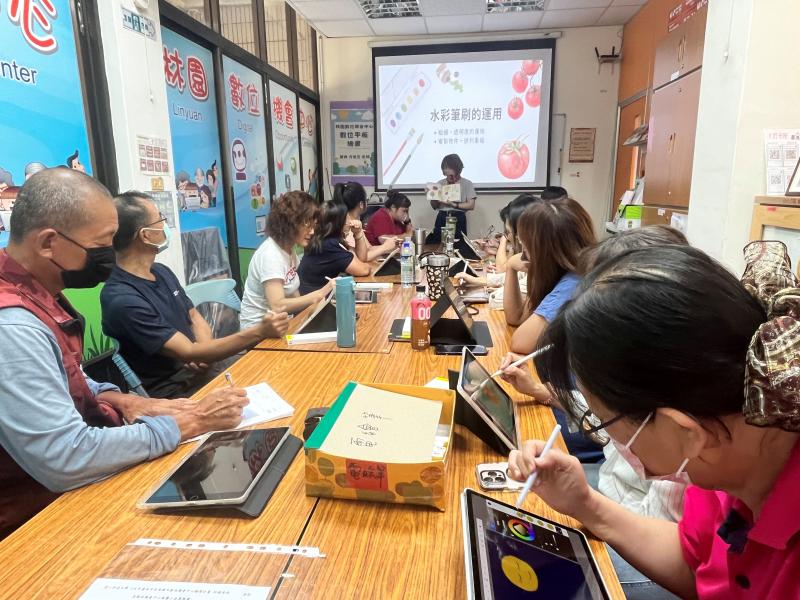 透過圖層練習,理解數位繪畫的基礎概念。