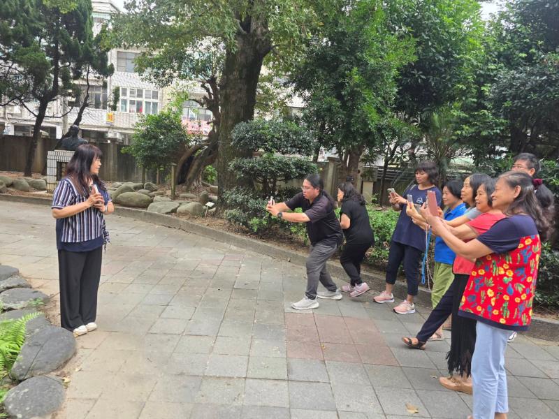 現場馬上去拍照