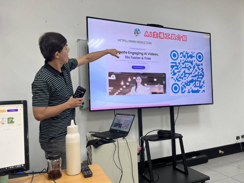 透過簡單的工具，理解虛擬主播不只是動畫角色，而是結合AI語音、影像生成與新聞編輯的多元創作。