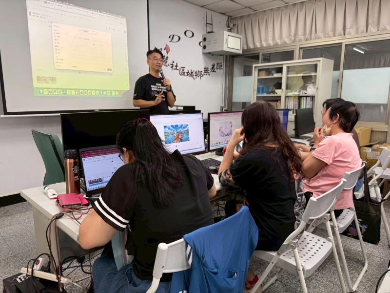 用AI把圖片做成簡單動畫，原本靜態的畫面動起來，學員都覺得很新鮮!